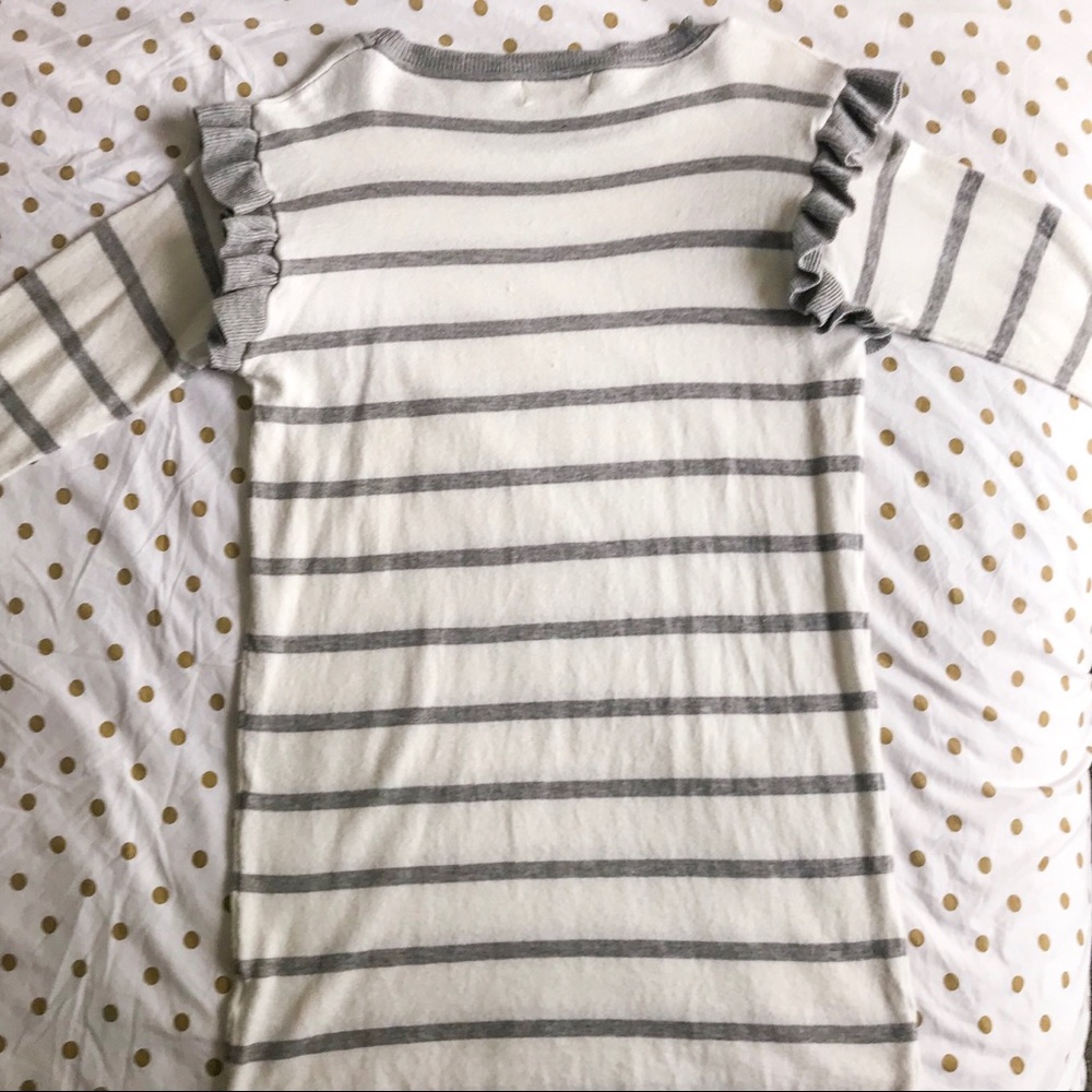 Striped Ruffle Tunic - Picture 2 of 4